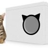 Leichtes Katzen-Schutzhaus aus EPS mit abnehmbarem Dach